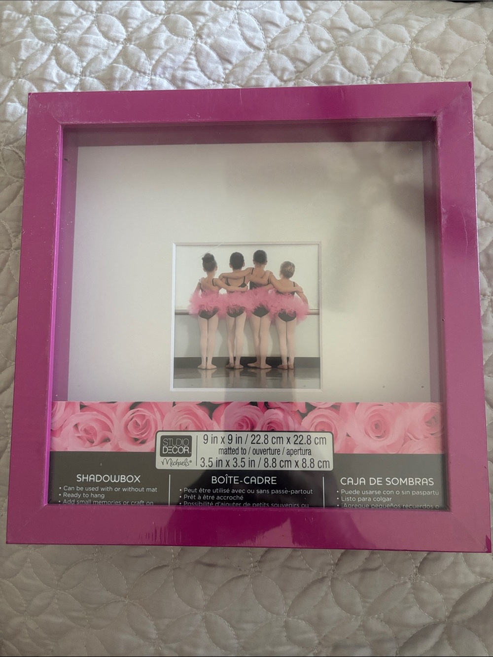 Studio Décor Pink Shadowbox Frame